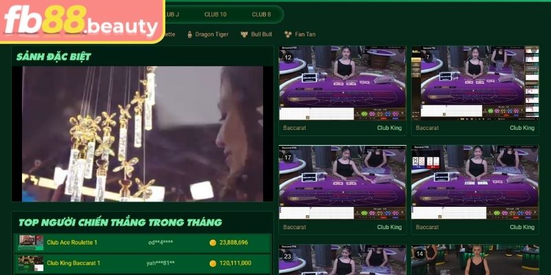 Baccarat FB88 – Sân Chơi Đỉnh Cao Với Tỉ Lệ Thắng Cao 1 Baccarat FB88 được săn đón hàng đầu