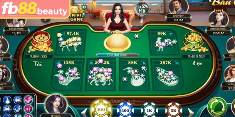 Cách chơi game bầu cua FB88 từng bước
