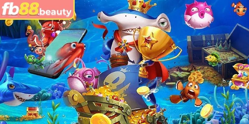 Nổ Cá Đến Rồi FB88 – Cuộc Chiến Đại Dương Thưởng Hấp Dẫn 3 Kho vũ khí mạnh mẽ chinh phục sinh vật biển khổng lồ